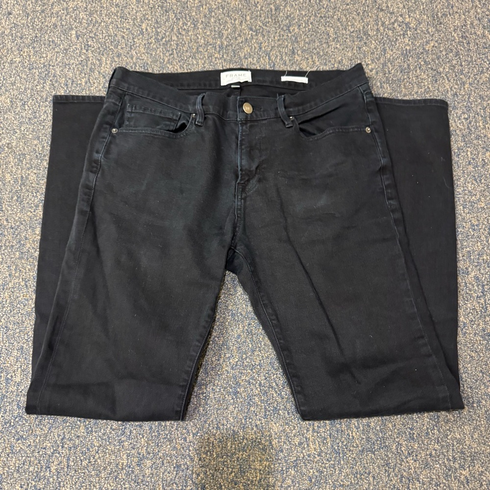 FRAME Denim Black Jeans Size 34